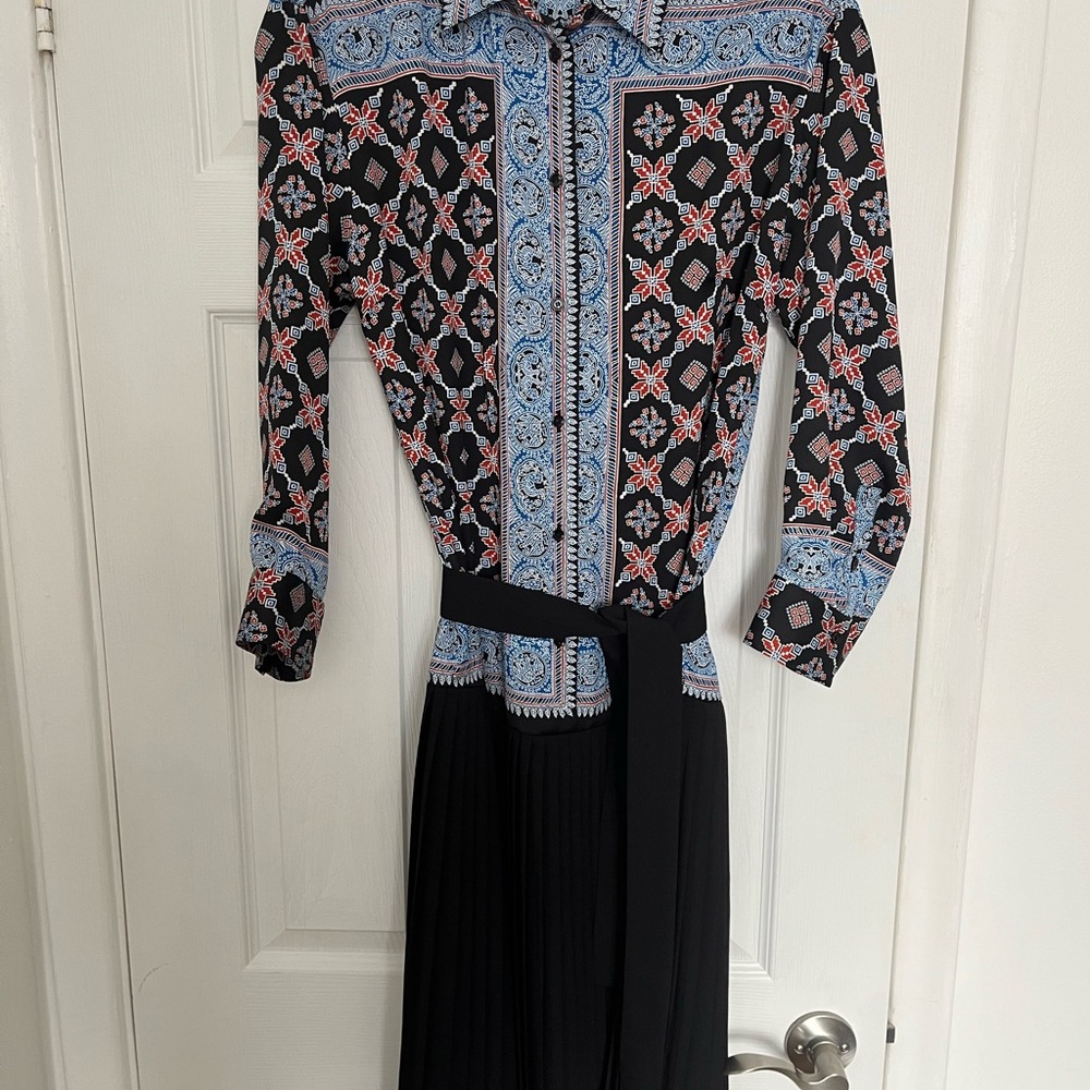Sandro Rjoel Printed Midi Dress - Picture 4 of 11